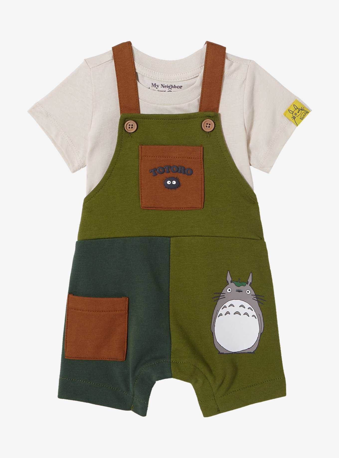 Studio Ghibli My Neighbor Totoro Color Block Infant Overall Set - BoxLunch Exclusive, , hi-res