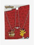 Pokémon Pikachu and Eevee Bestie Necklaces — BoxLunch Exclusive, , hi-res