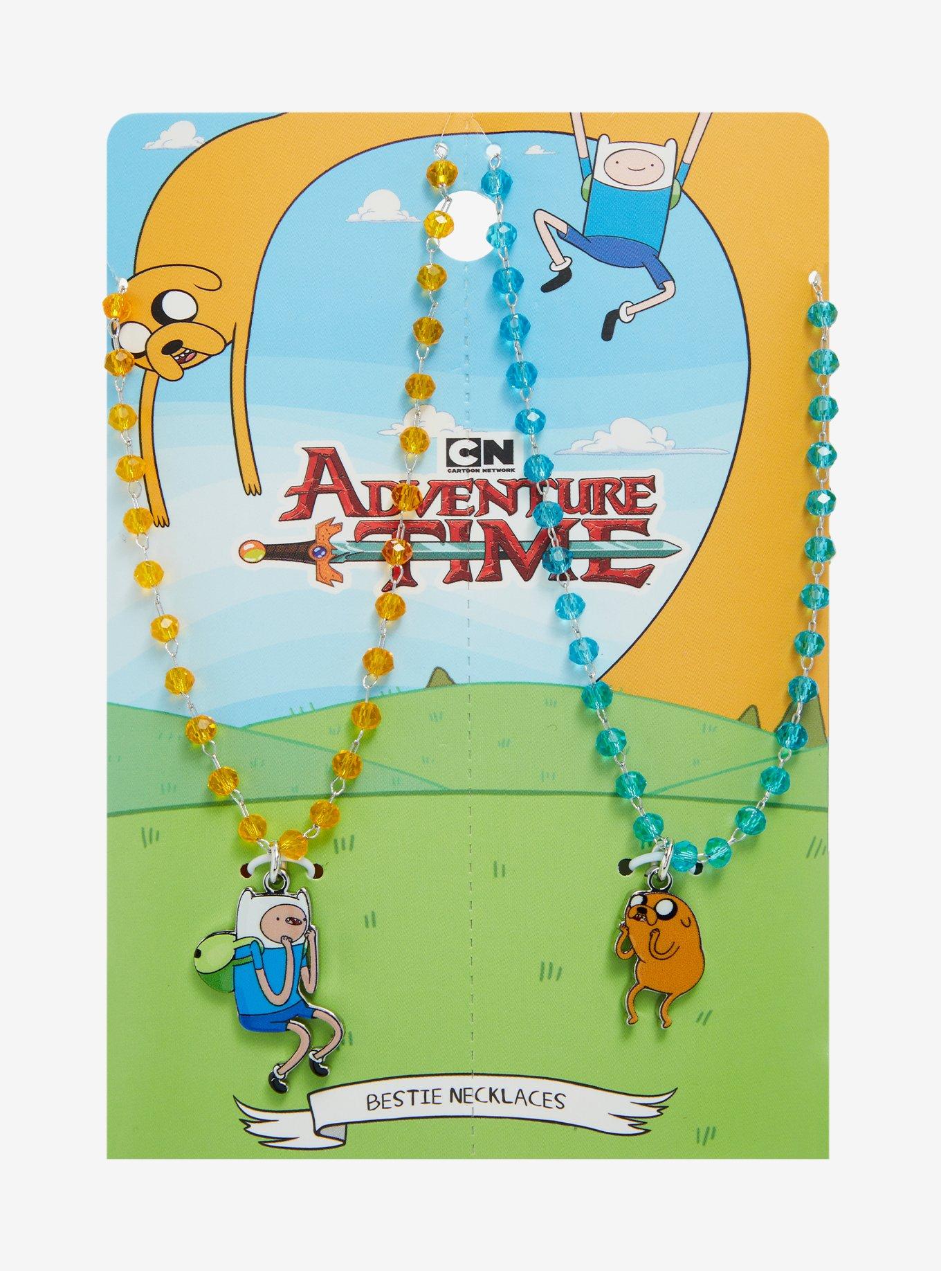 Adventure Time Finn & Jake Bestie Necklace Set - BoxLunch Exclusive, , hi-res