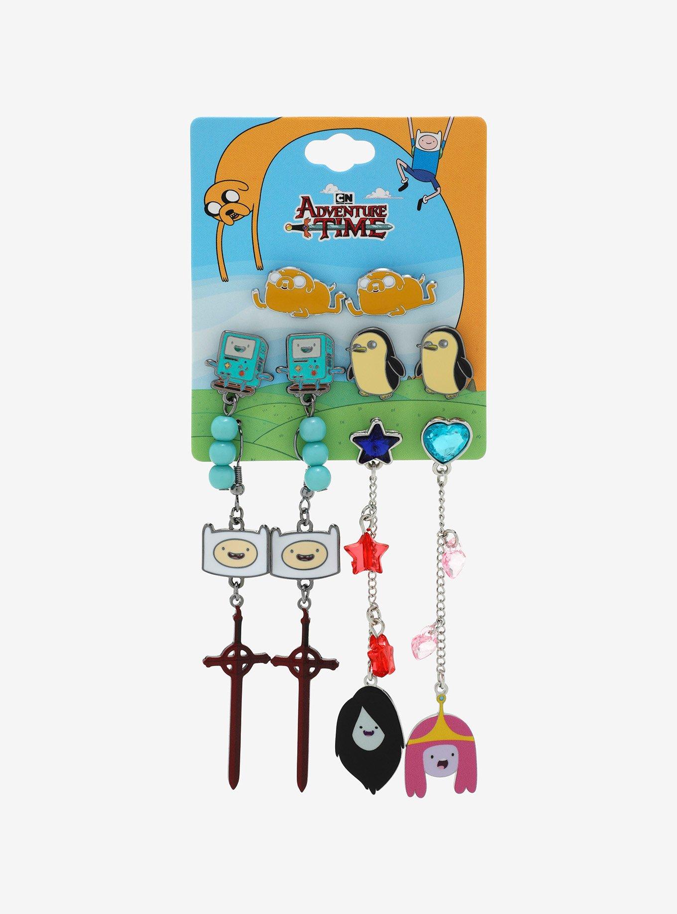 Adventure Time Characters Earring Set - BoxLunch Exclusive, , hi-res