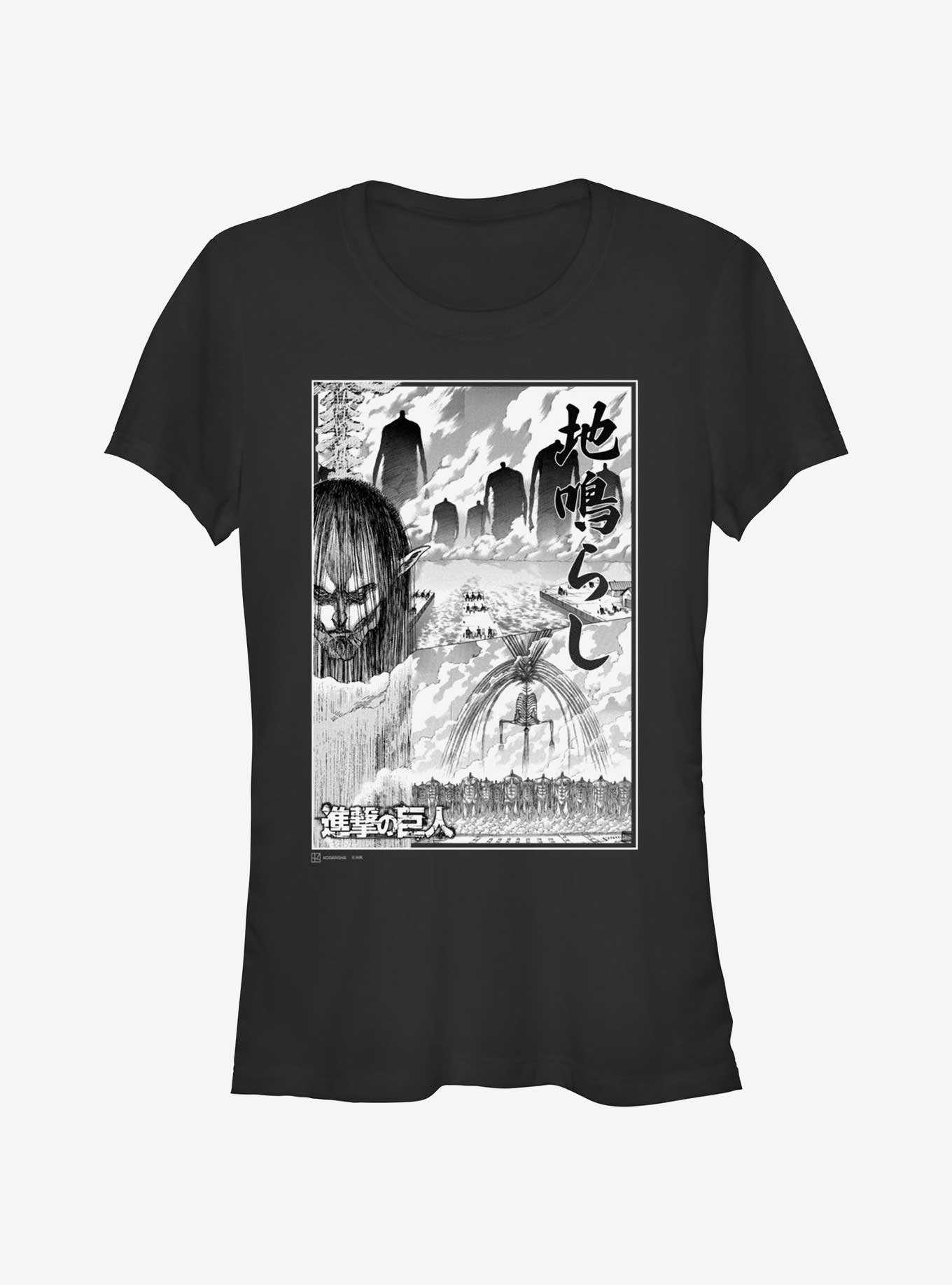 Attack On Titan The Rumbling Collage Girls T-Shirt, , hi-res