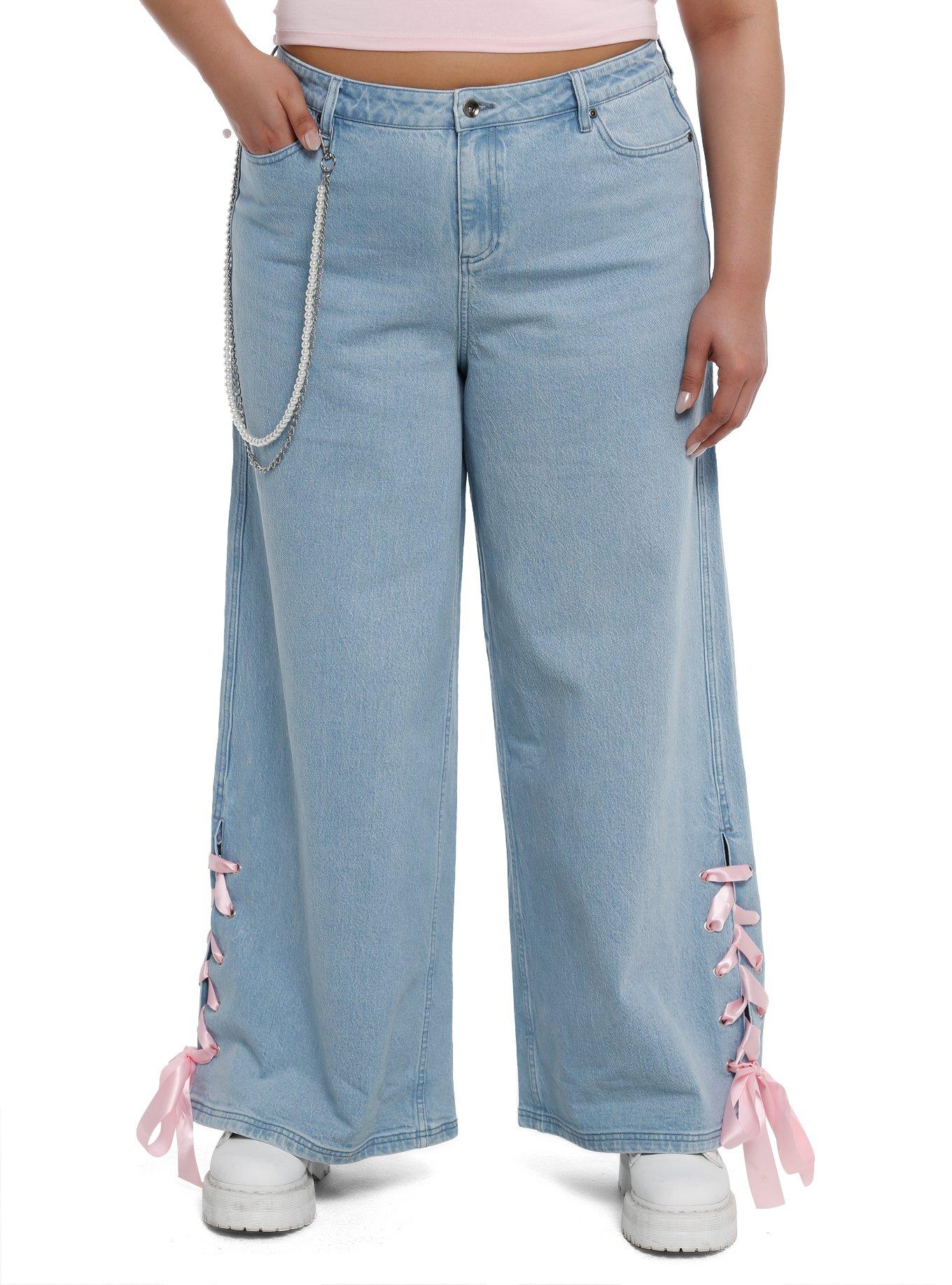 パンツ M andmary Lacey ribbon heart hip denim andmary Lacey ribbon heart hip denim の通販 by TL shop｜ラクマ