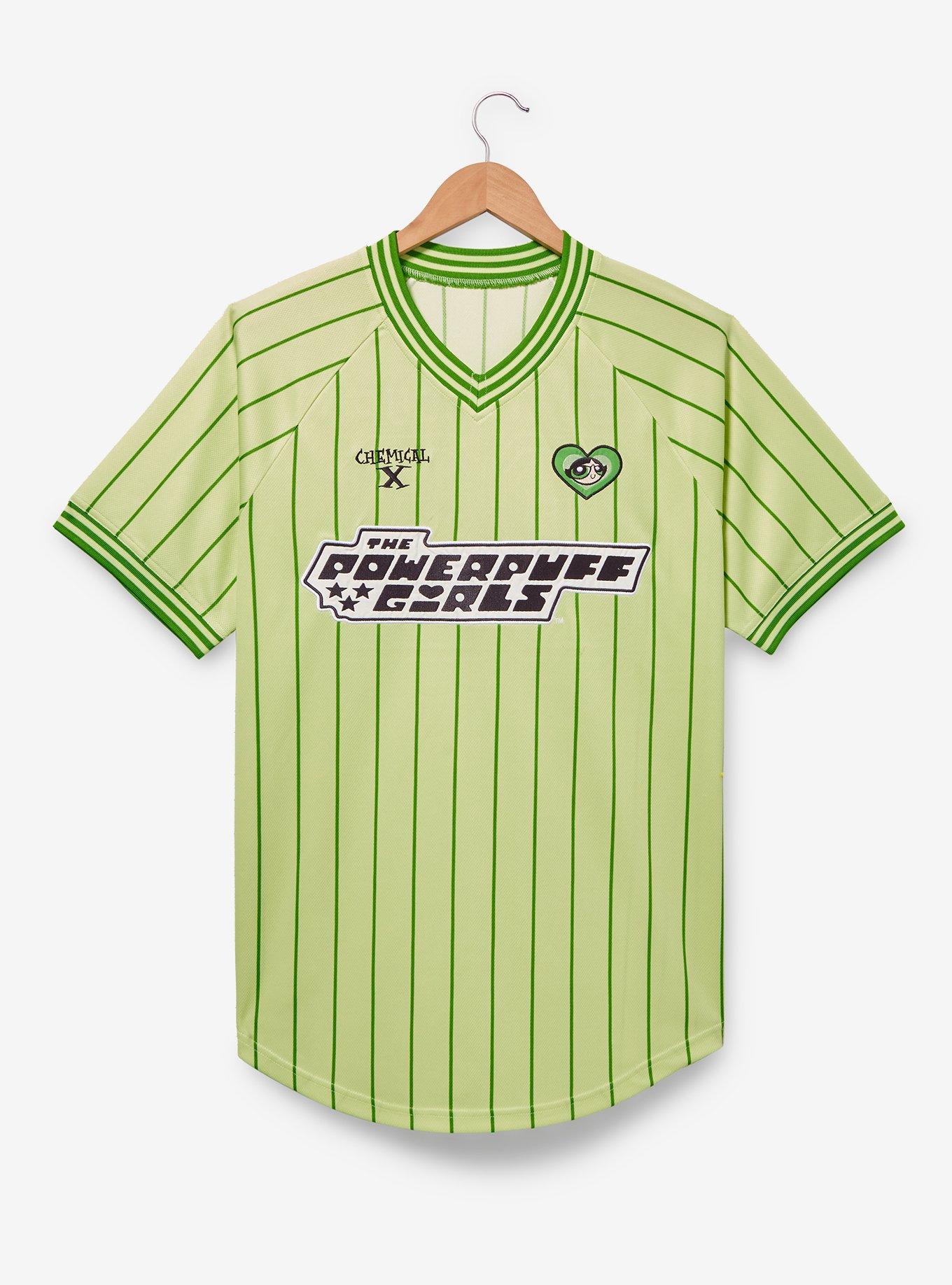 The Powerpuff Girls Buttercup Batting Jersey &mdash; BoxLunch Exclusive, , hi-res