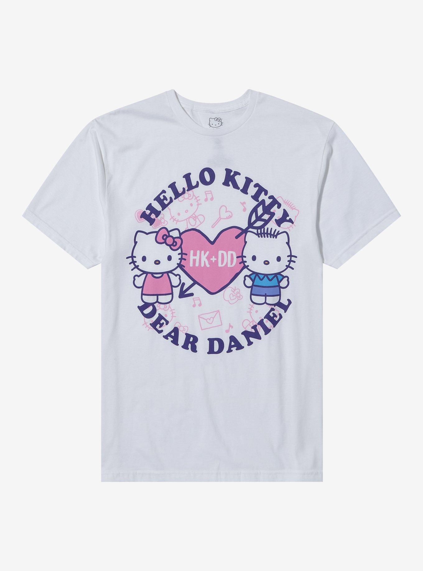 Hello Kitty & Dear Daniel Heart Boyfriend Fit Girls T-Shirt | Hot Topic