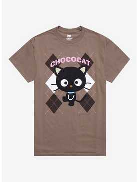 Chococat Argyle Boyfriend Fit Girls T-Shirt, , hi-res