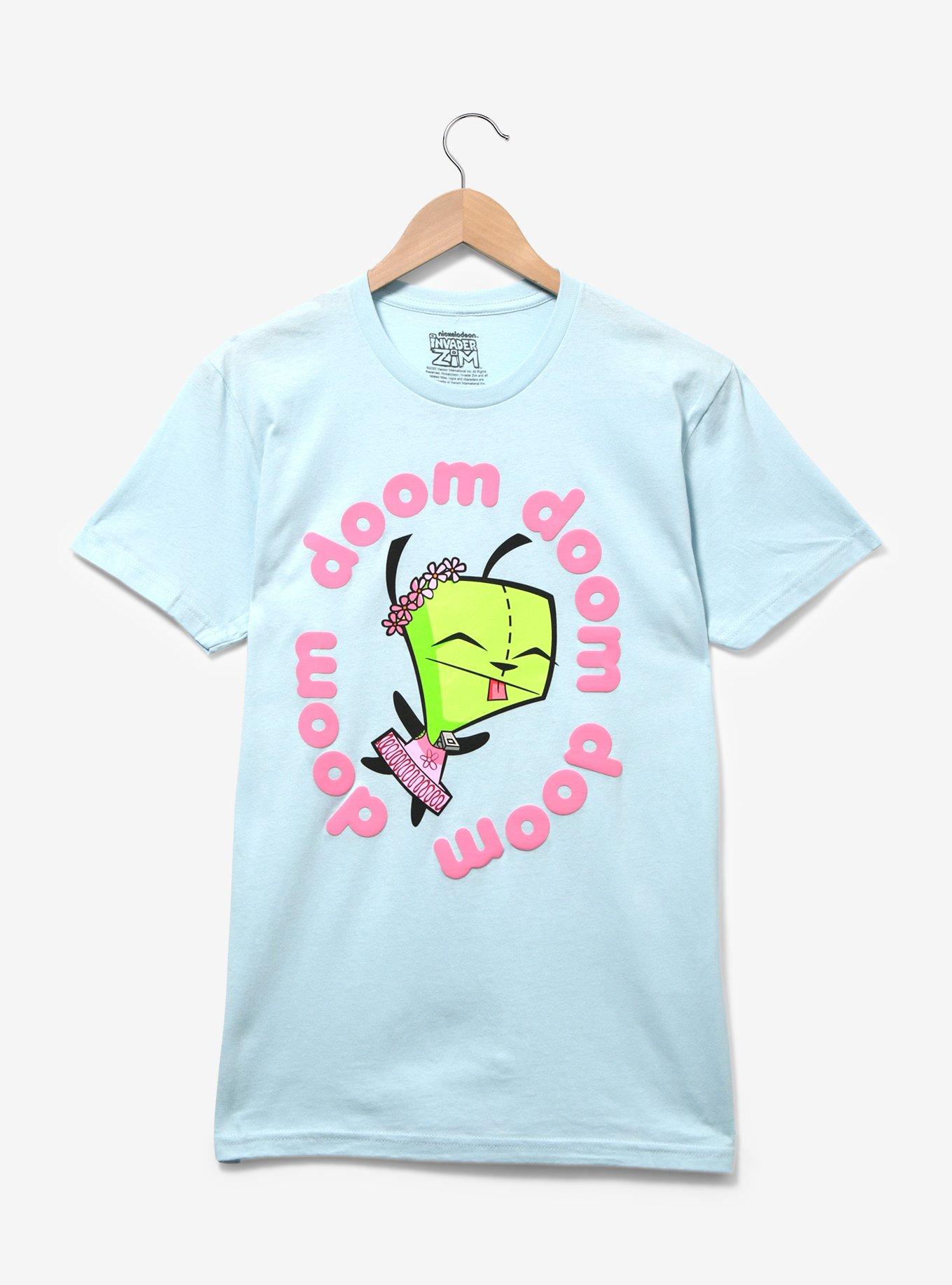 Invader Zim GIR Ballerina Women's T-Shirt - BoxLunch Exclusive, LIGHT BLUE, hi-res