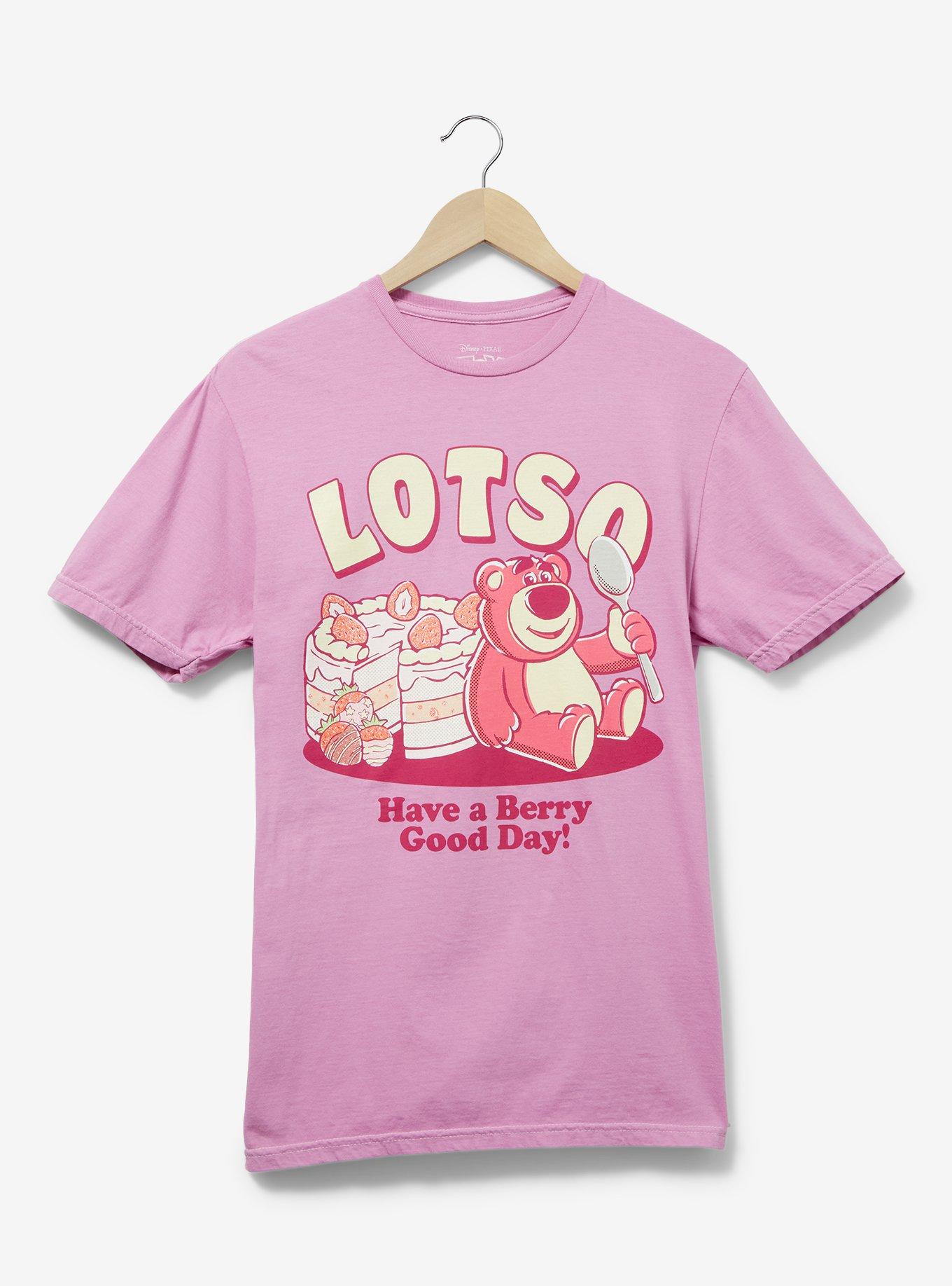 Disney Pixar Toy Story 3 Lotso Berry Good Day Women's T-Shirt — BoxLunch Exclusive, PINK, hi-res