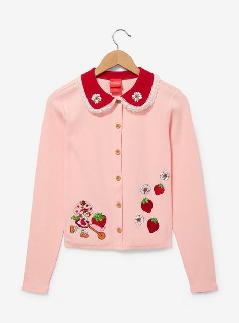 Strawberry Shortcake Portrait Collared Women's Cardigan - BoxLunch Exclusive | BoxLunch