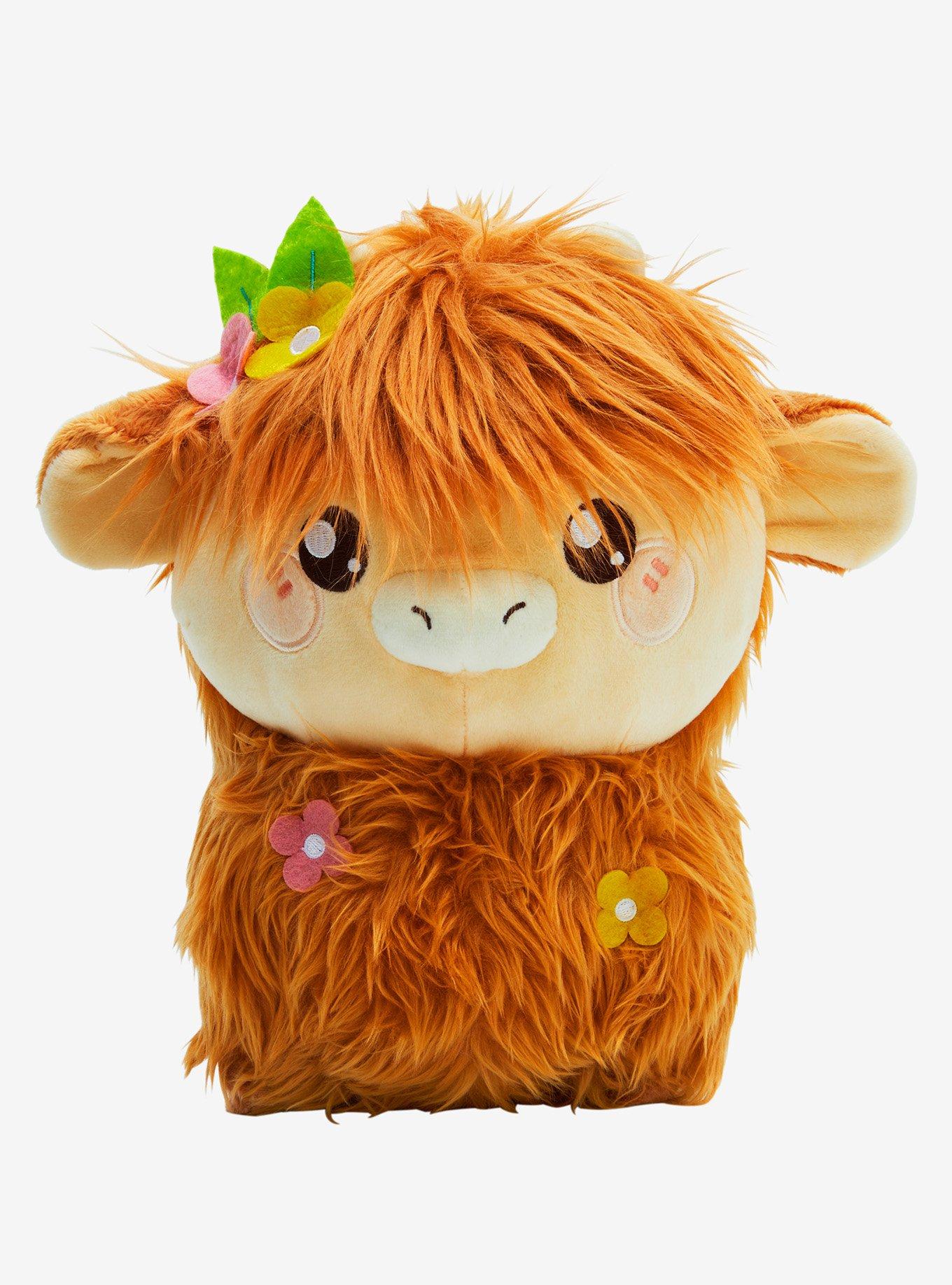 Fluffy Floral Highland Cow 10 Inch Plush - BoxLunch Exclusive