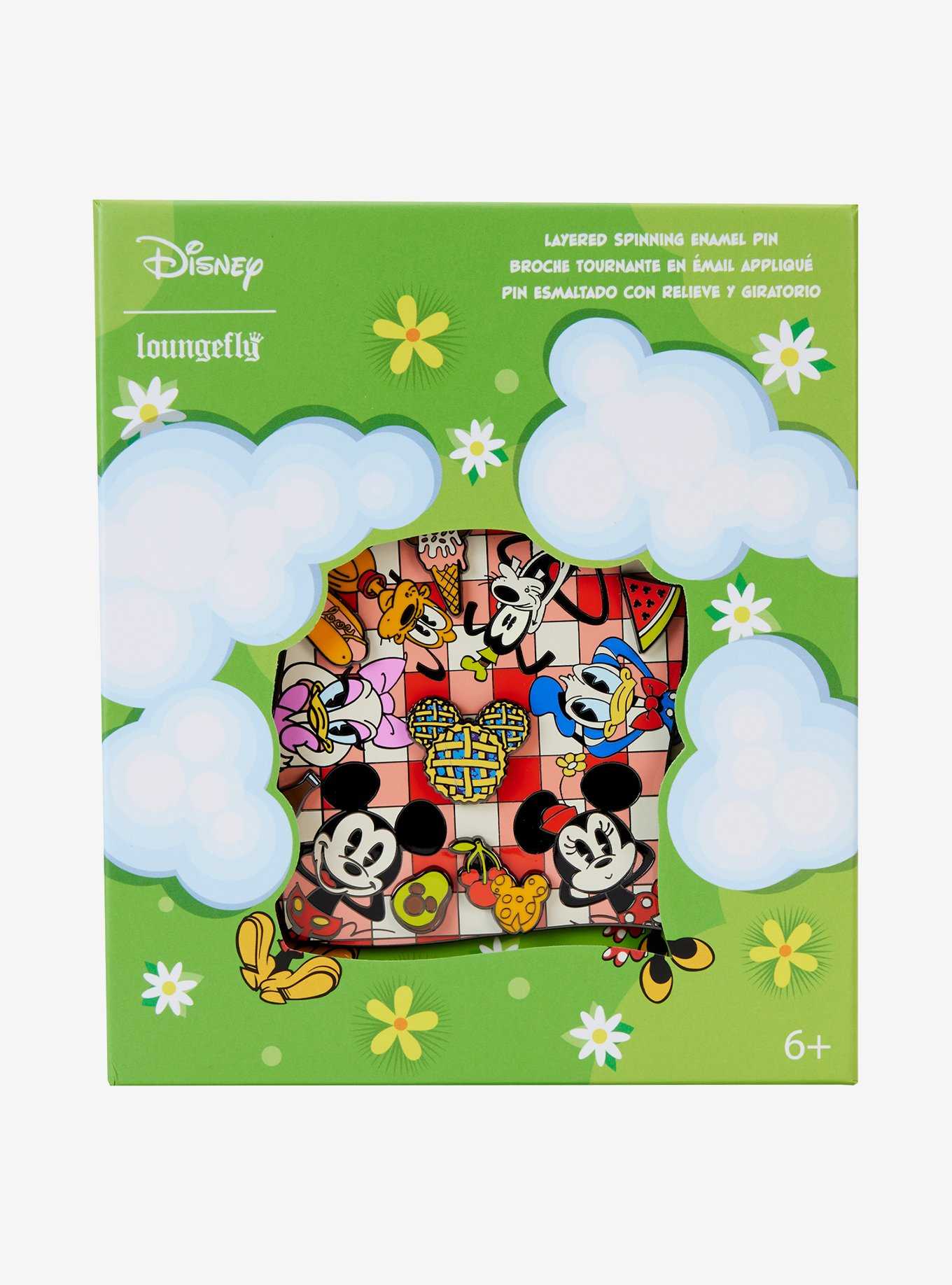 Loungefly Disney Mickey Mouse Perfect Picnic Limited Edition Enamel Pin, , hi-res