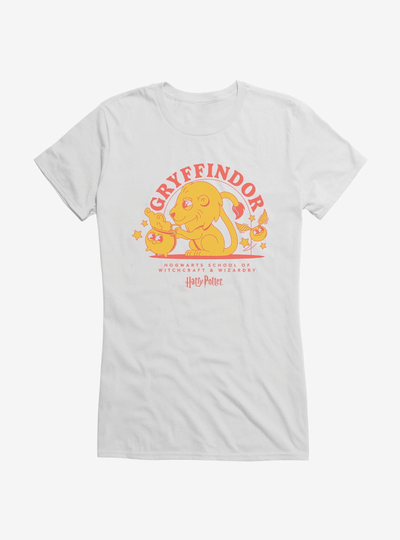 Harry Potter Gryffindor Lion Chibi Girls T-Shirt