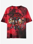 Bratz Rock Angelz Tie-Dye Boyfriend Fit Girls T-Shirt, MULTI, hi-res
