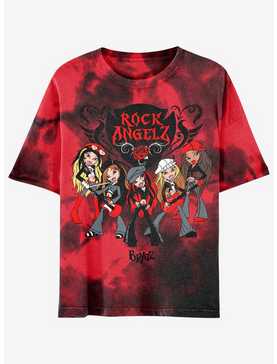 Bratz Rock Angelz Tie-Dye Boyfriend Fit Girls T-Shirt, , hi-res