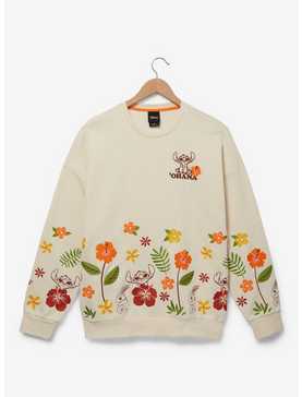 Disney Lilo & Stitch Floral Sweatshirt, , hi-res
