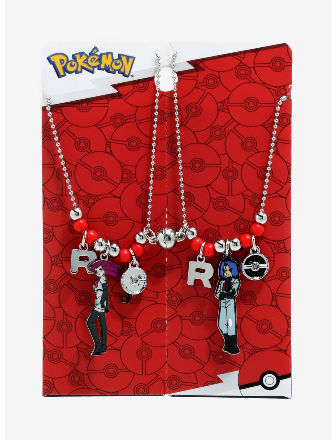 Pokémon Team Rocket Jessie & James Bestie Necklace Set - BoxLunch Exclusive, , hi-res