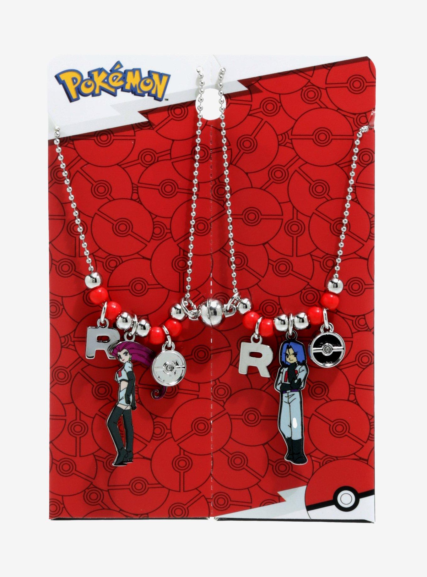 Pokémon Team Rocket Jessie & James Bestie Necklace Set - BoxLunch Exclusive, , hi-res