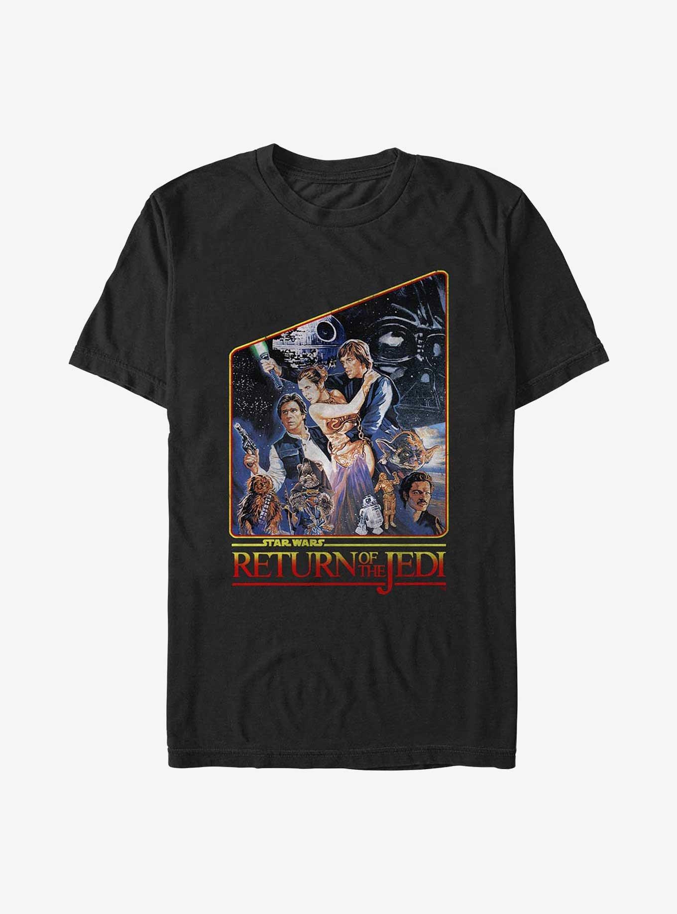 Star Wars Return of the Jedi Heroes Extra Soft T-Shirt, BLACK, hi-res