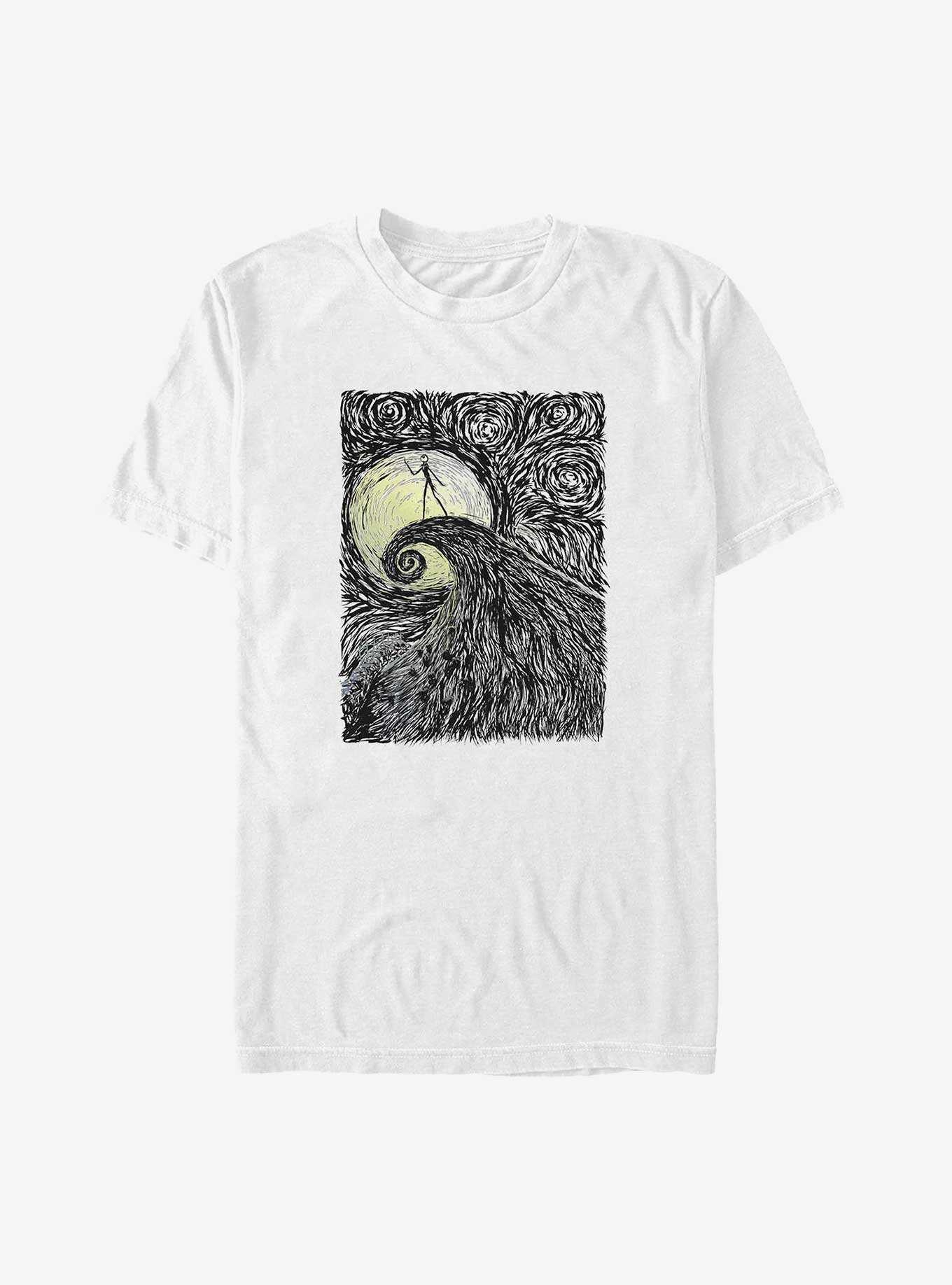 Disney The Nightmare Before Christmas Jack Skellington On Spiral Hill Extra Soft T-Shirt, , hi-res