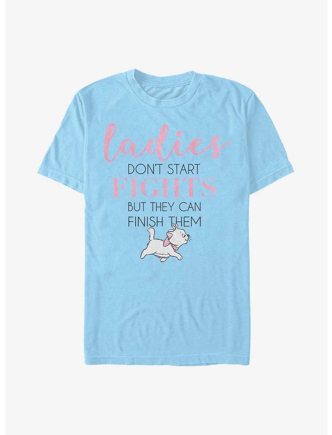 Disney The AristoCats Marie Ladies Can Finish Fights Extra Soft T-Shirt, LT BLUE, hi-res