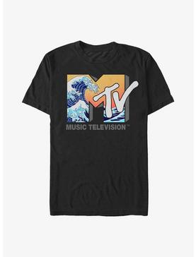 MTV Ocean Waves Logo Extra Soft T-Shirt, , hi-res