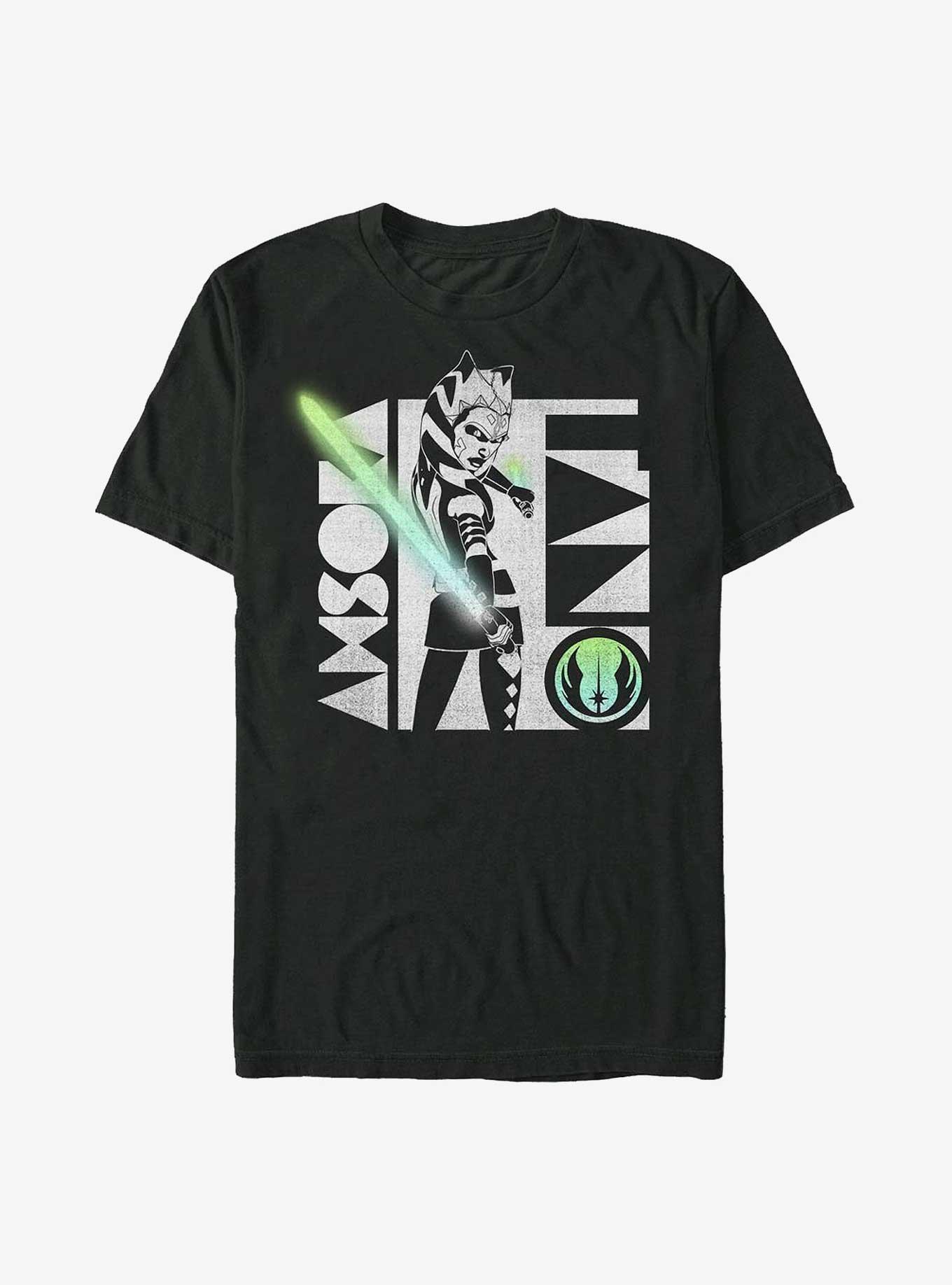 Star Wars: The Clone Wars Ahsoka Lightsaber Extra Soft T-Shirt, , hi-res