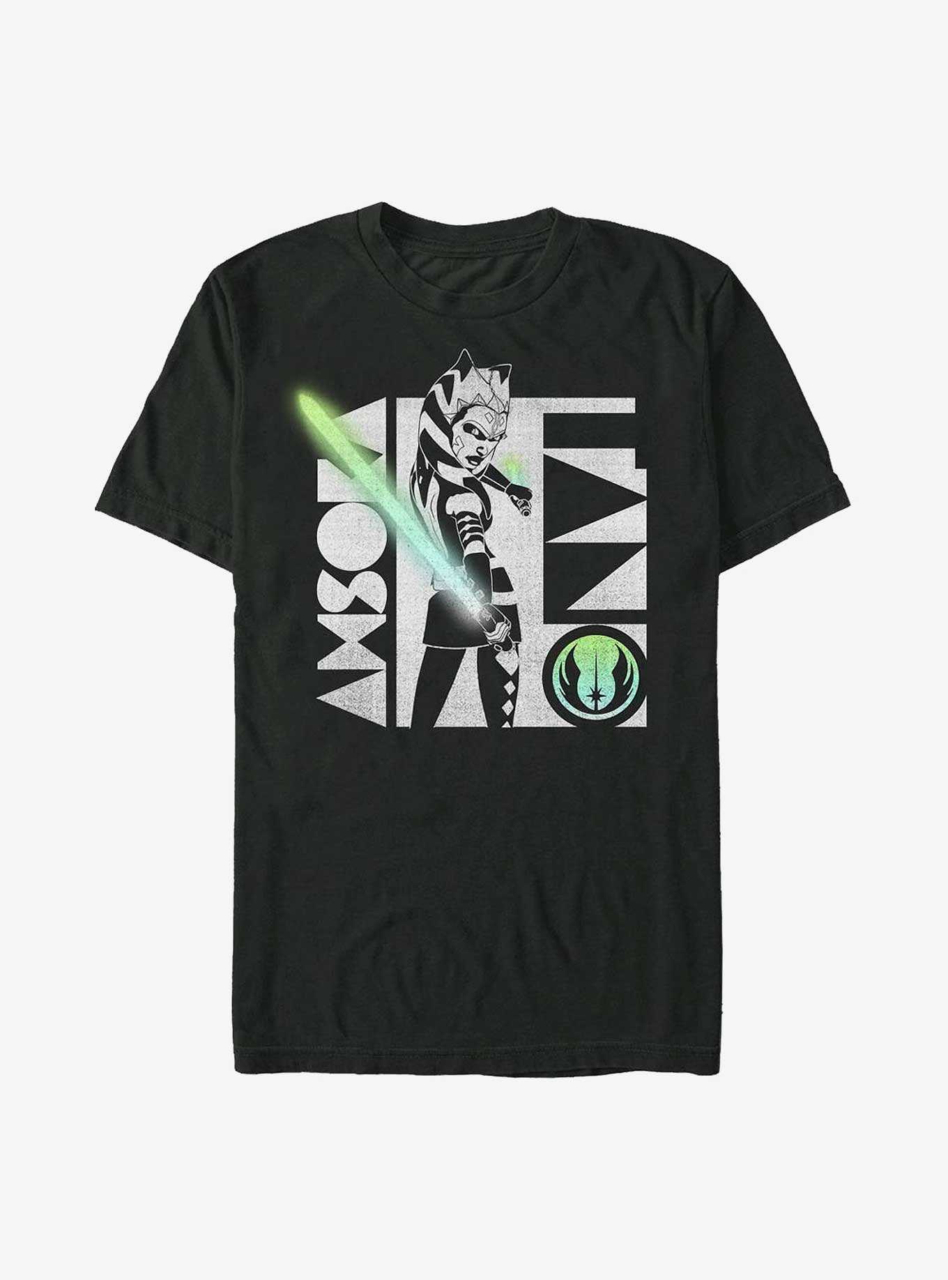 Star Wars: The Clone Wars Ahsoka Lightsaber Extra Soft T-Shirt, , hi-res