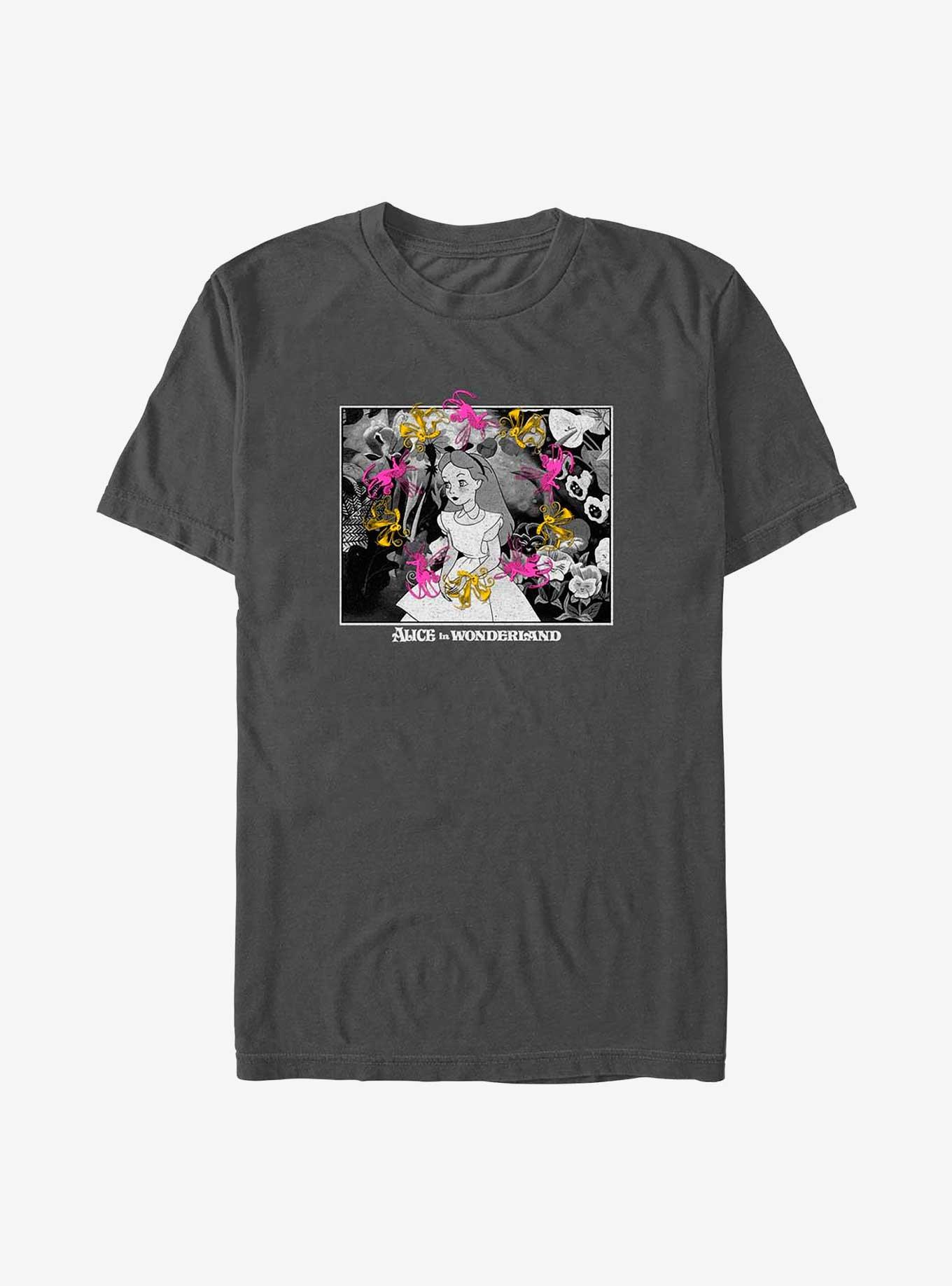 Disney Alice In Wonderland Nonsense Extra Soft T-Shirt, CHARCOAL, hi-res
