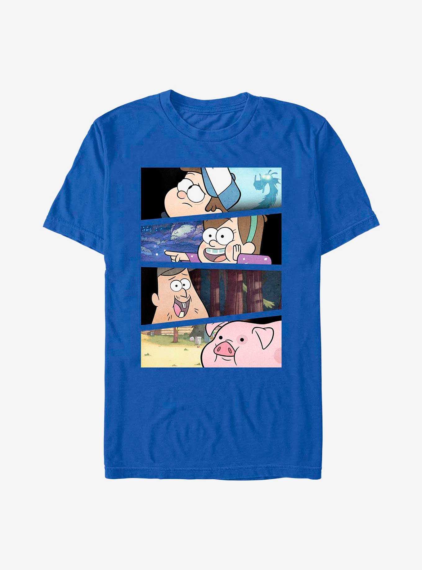 Disney Gravity Falls Character Boxes Extra Soft T-Shirt, , hi-res