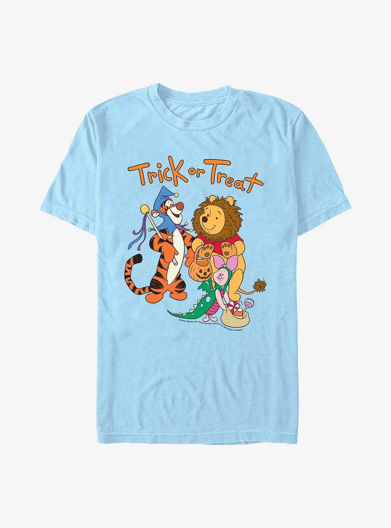 Disney Winnie The Pooh Tigger Winnie and Piglet Trick Or Treat Extra Soft T-Shirt