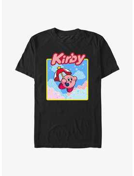 Nintendo Kirby Starry Umbrella Extra Soft T-Shirt, , hi-res