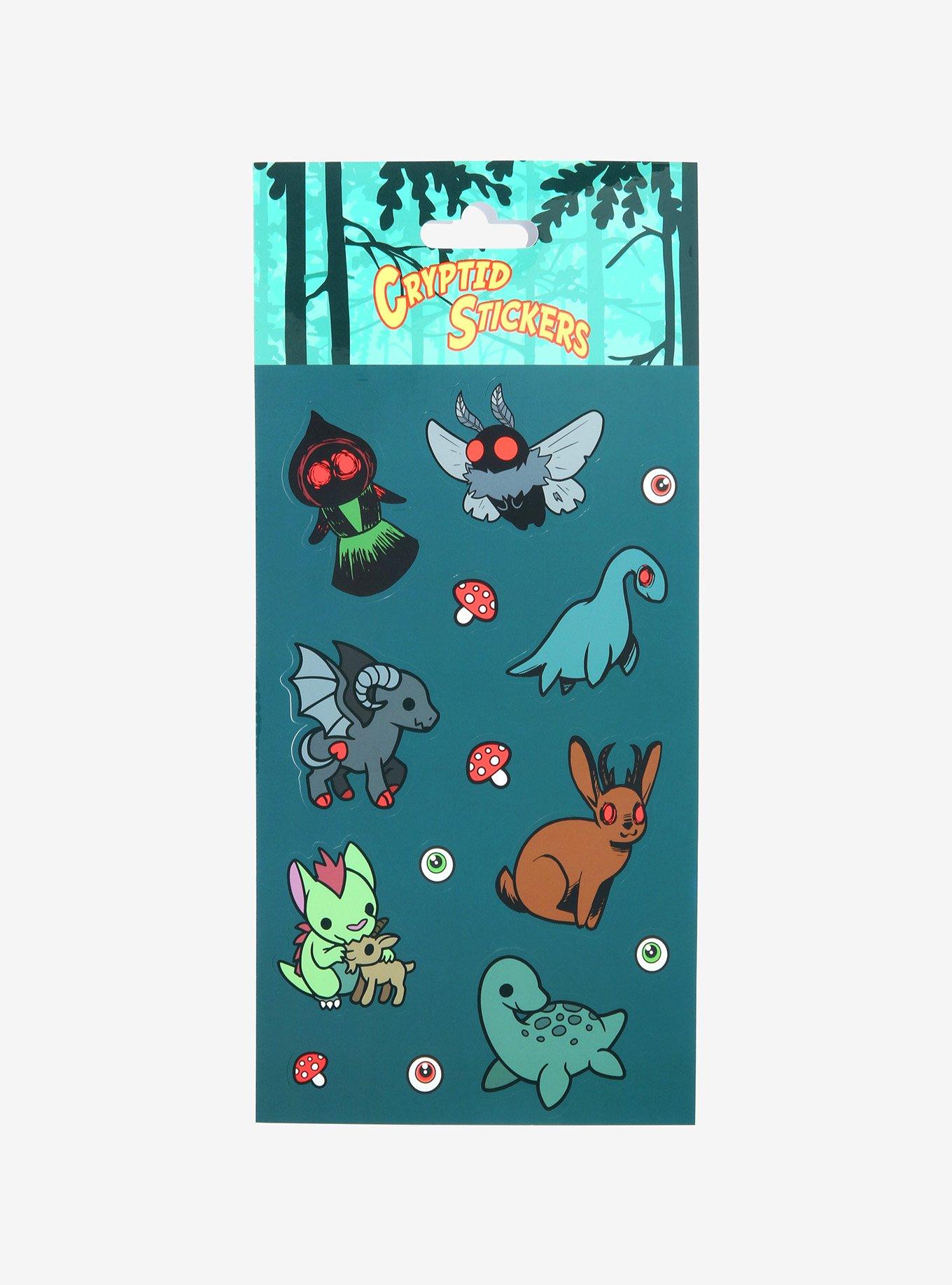 Cryptid Sticker Sheet, , hi-res