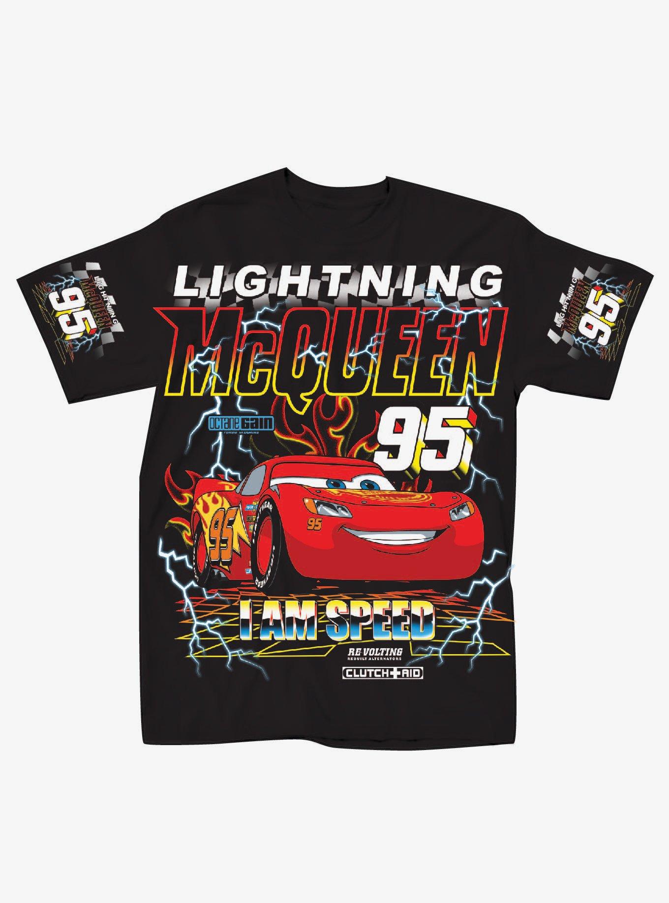 Lightning mcqueen shirt for adults hotsell