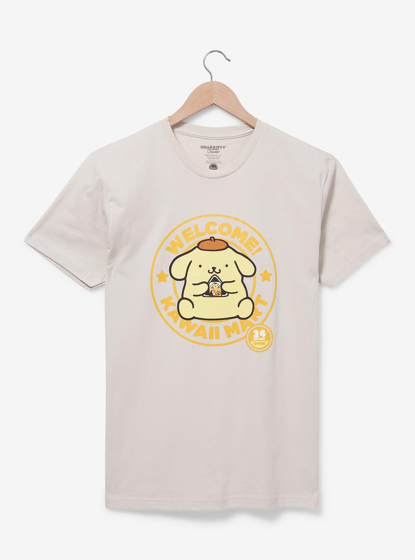 Sanrio Hello Kitty and Friends Kawaii Mart Pompompurin T-Shirt - BoxLunch Exclusive, OFF WHITE, hi-res