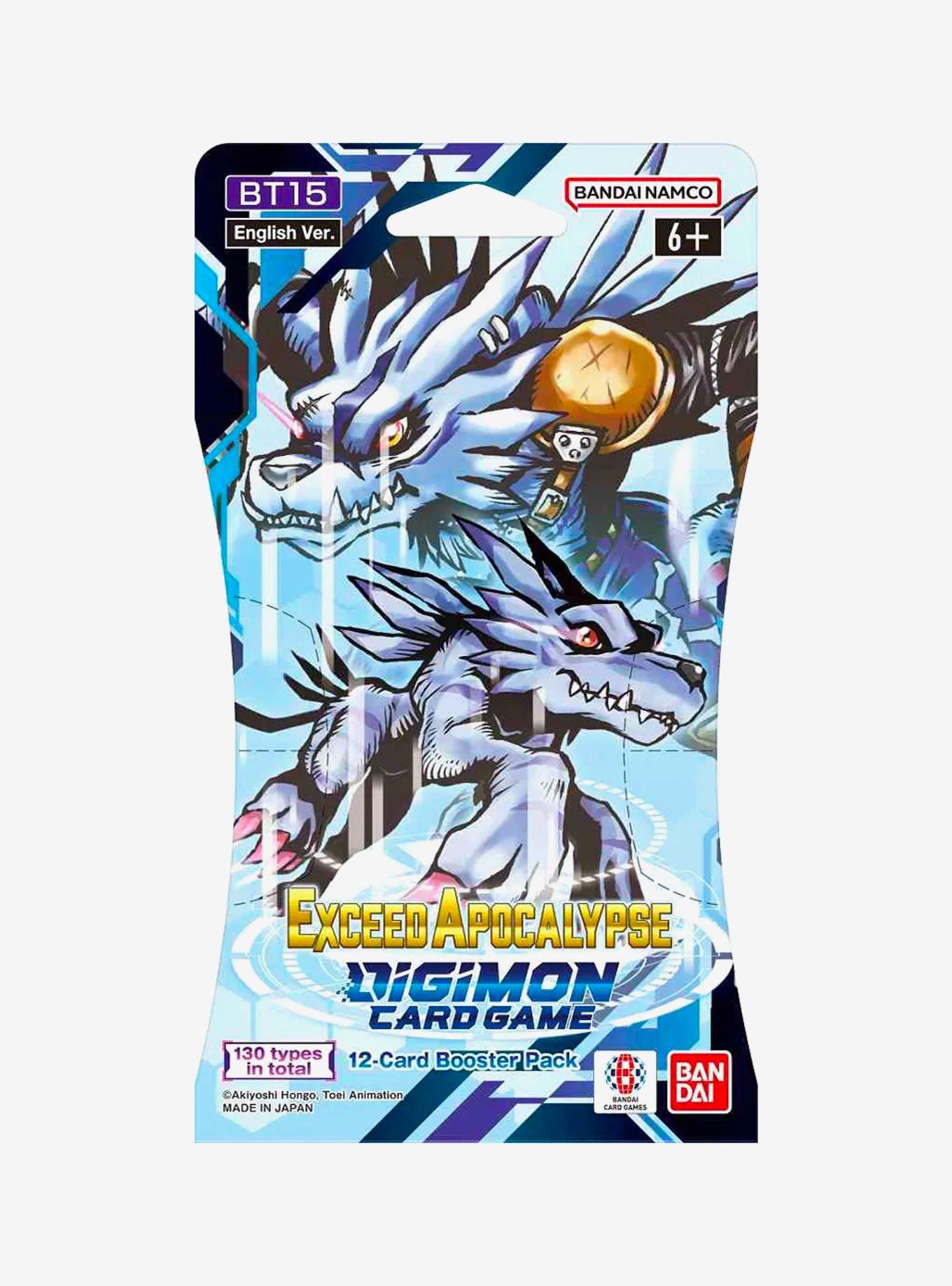 Bandai Namco Digimon Card Game Exceed Apocalypse Booster Pack, , hi-res