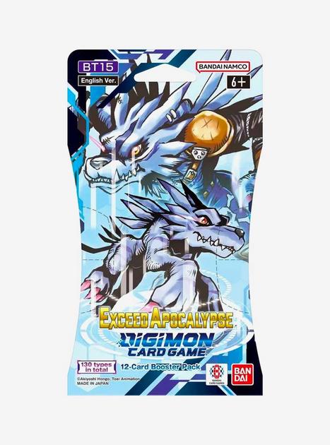 digimon exceed apocalypse booster box 20 new text cards from the Japanese tournament and Premium Bandai exclusive are included as 20 card types in BT15 Bandai Namco Digimon Card Game