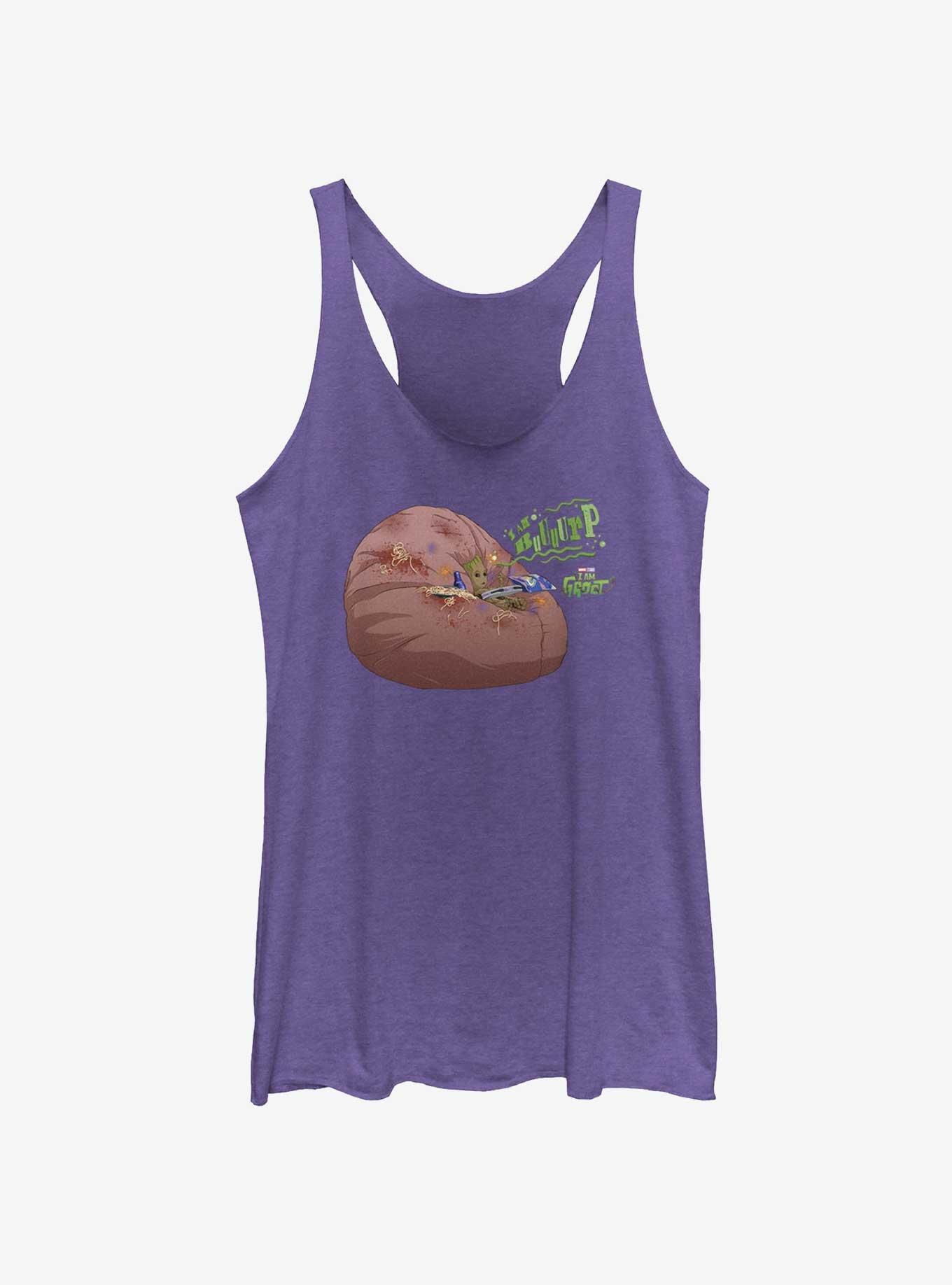 Marvel Guardians Of The Galaxy I Am Bruurp Girls Raw Edge Tank, , hi-res
