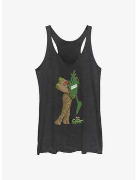 Marvel Guardians Of The Galaxy Baby Groot And Tree Girls Raw Edge Tank, , hi-res