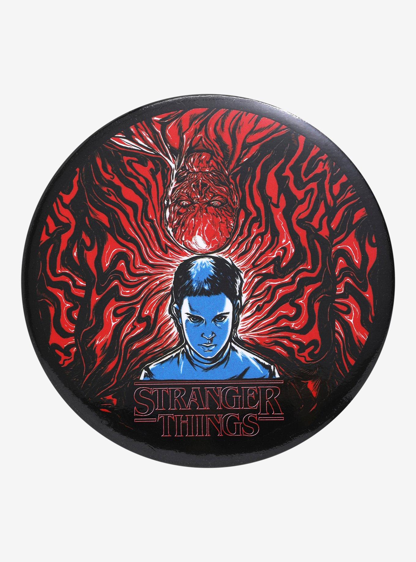 Stranger Things Vecna & Eleven 3 Inch Button | Hot Topic