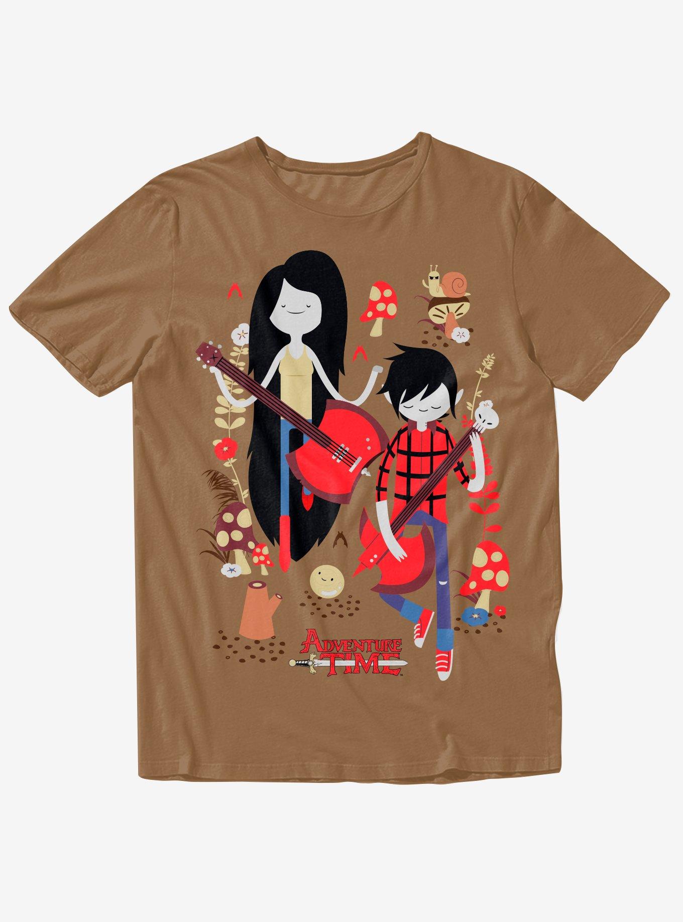 Adventure Time Marceline & Marshall Lee Fall Boyfriend Fit Girls T-Shirt, MULTI, hi-res