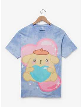 Sanrio Emo-Kyun Pompompurin Glitter Heart Women's T-Shirt - BoxLunch Exclusive, , hi-res