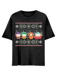 South Park Group Holiday Boyfriend Fit Girls T-Shirt, MULTI, hi-res