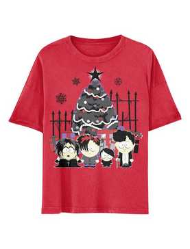 South Park Goth Kids Christmas Boyfriend Fit Girls T-Shirt, , hi-res