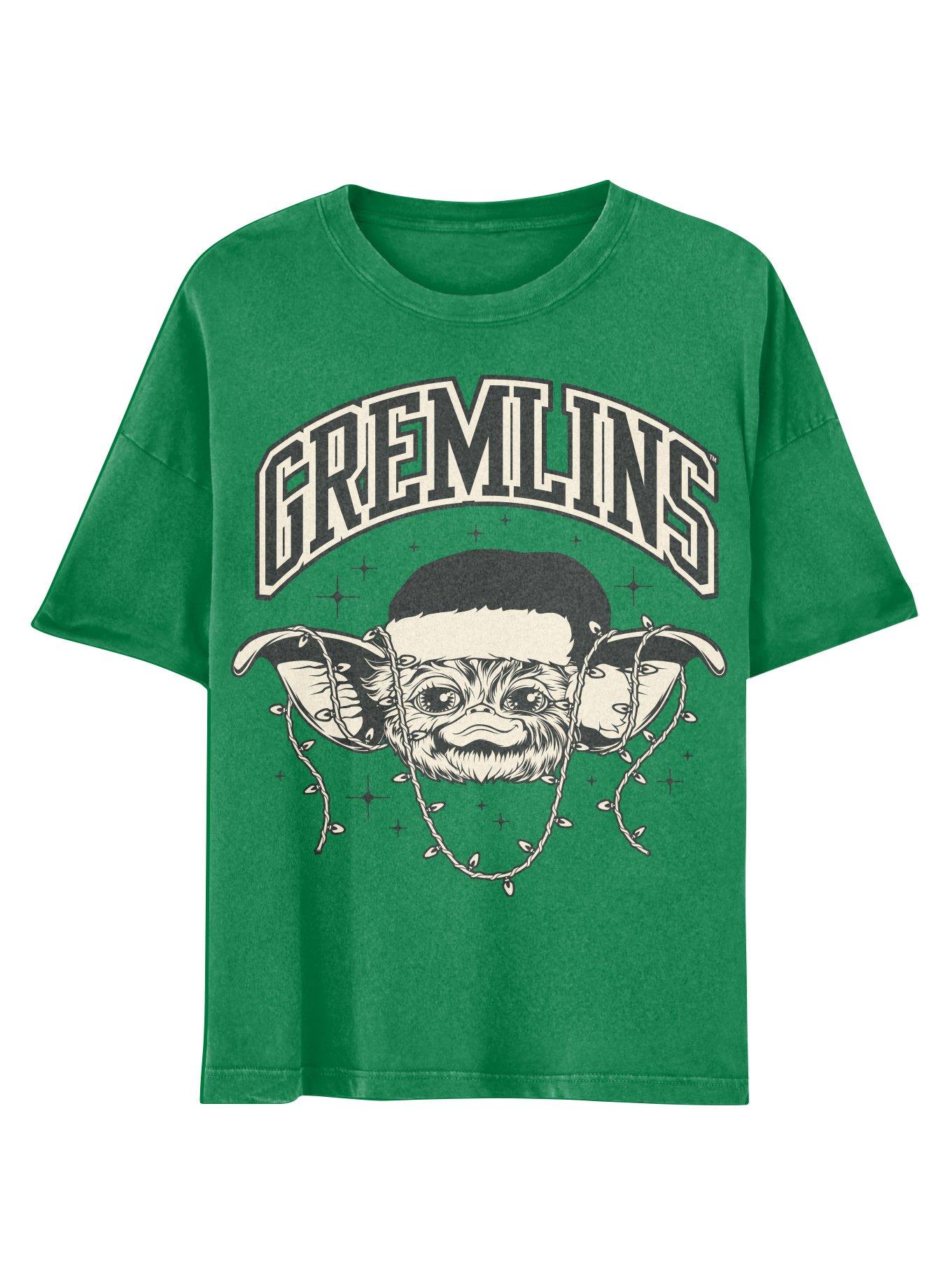 Gremlins Gizmo Holiday Boyfriend Fit Girls T-Shirt, MULTI, hi-res