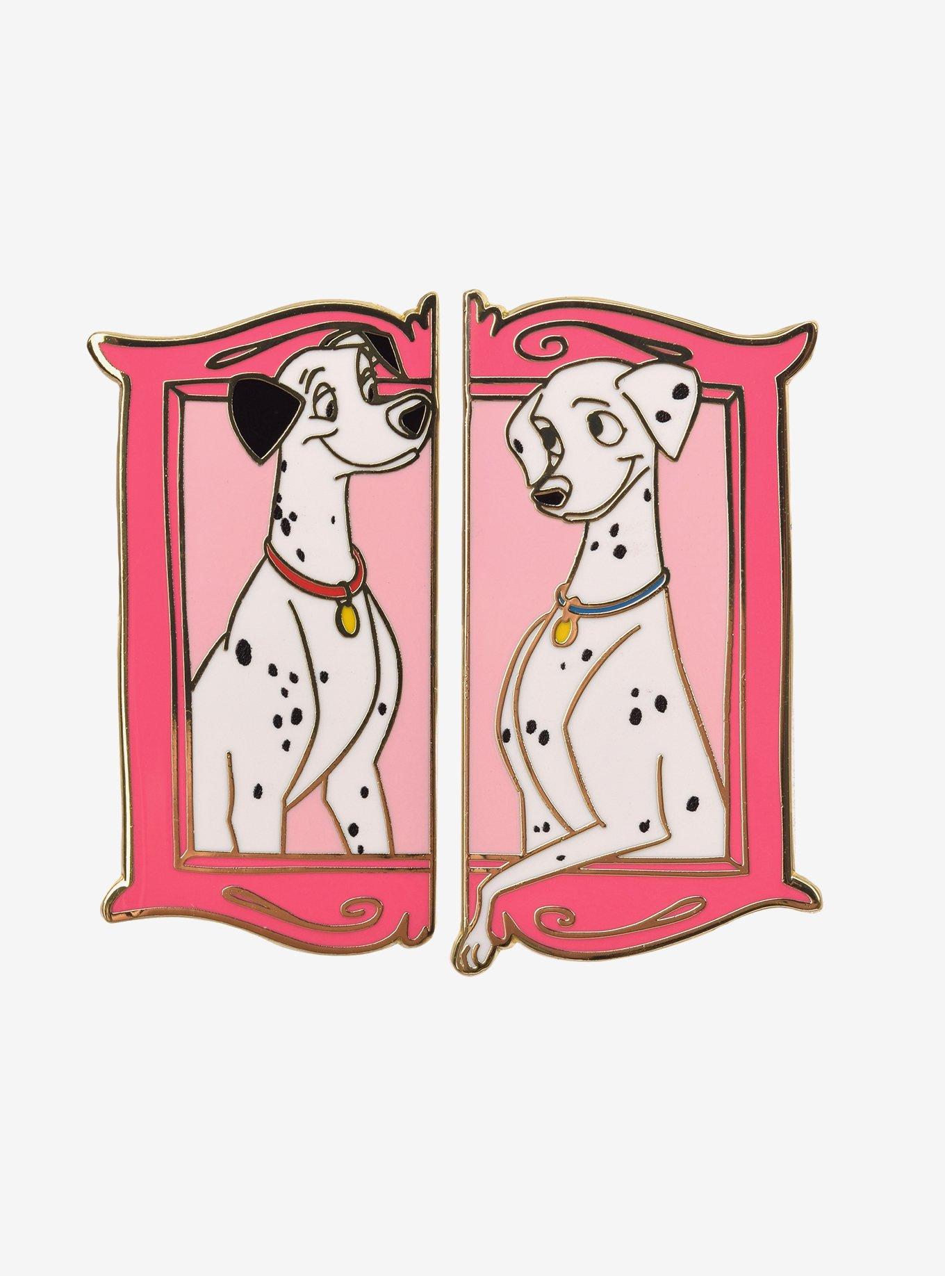 Disney 101 Dalmatians Pongo & Perdita Frame Enamel Pin Set - BoxLunch Exclusive, , hi-res