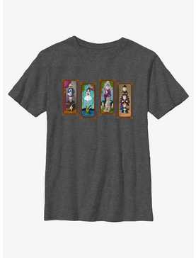 Disney The Haunted Mansion Characters Stretching Portraits Youth T-Shirt, , hi-res