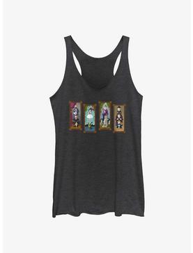 Disney The Haunted Mansion Characters Stretching Portraits Womens Tank Top, , hi-res