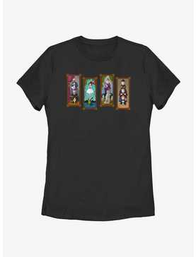 Disney The Haunted Mansion Characters Stretching Portraits Womens T-Shirt, , hi-res