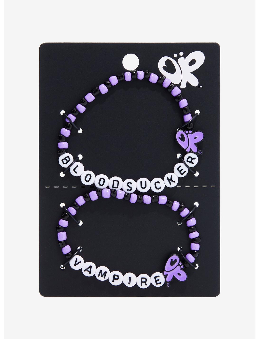 Olivia Rodrigo Logo Vampire Best Friend Beaded Bracelet Set