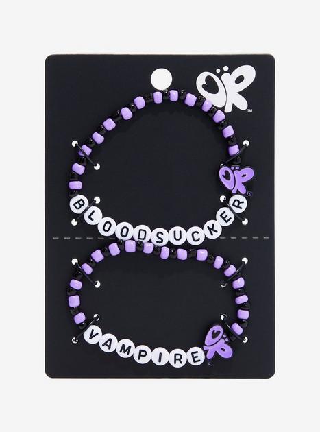 Olivia Rodrigo Logo Vampire Best Friend Beaded Bracelet Set | Hot Topic