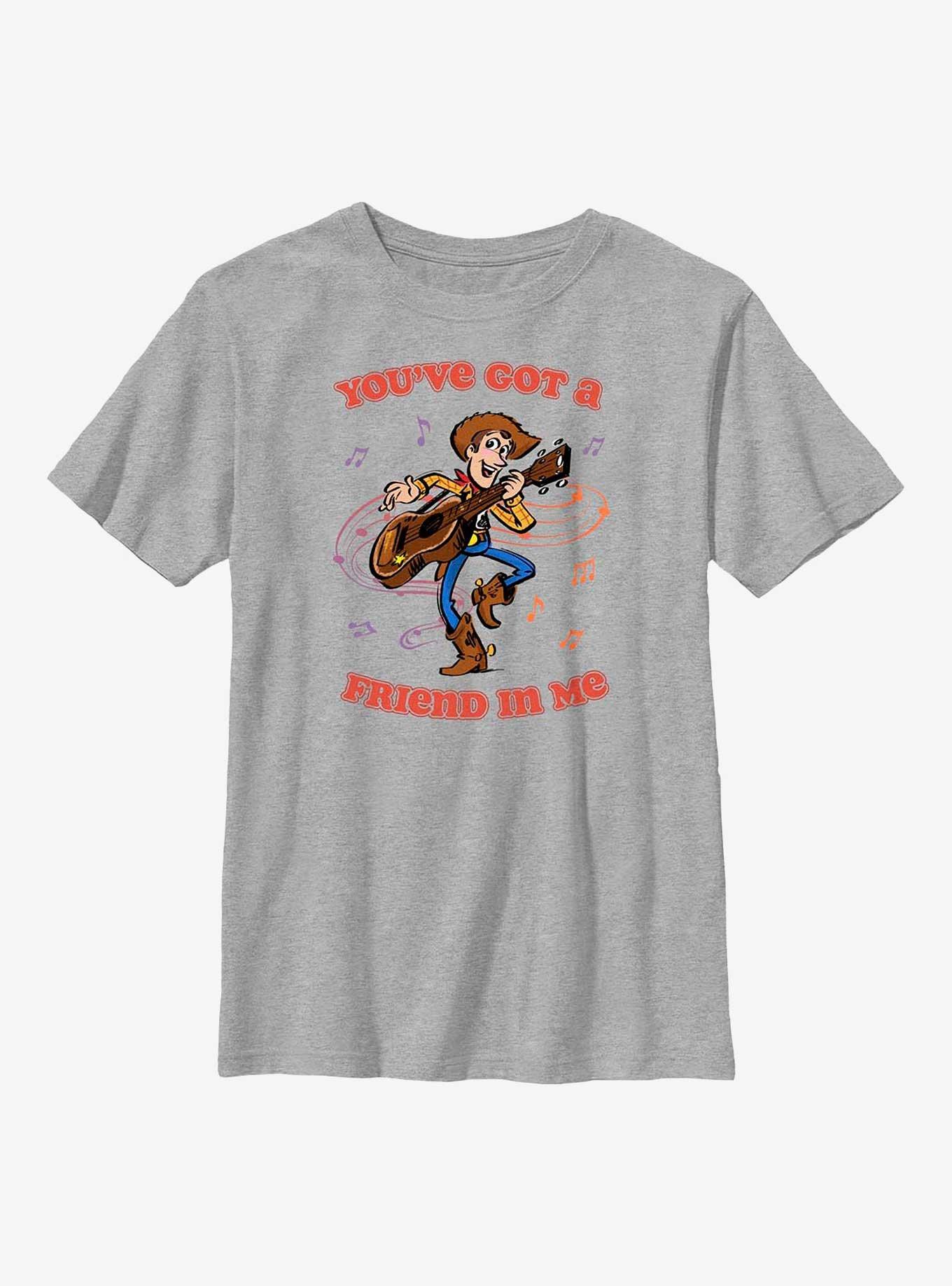 Disney 100 Toy Story Woody A Friend In Me Youth T-Shirt, ATH HTR, hi-res